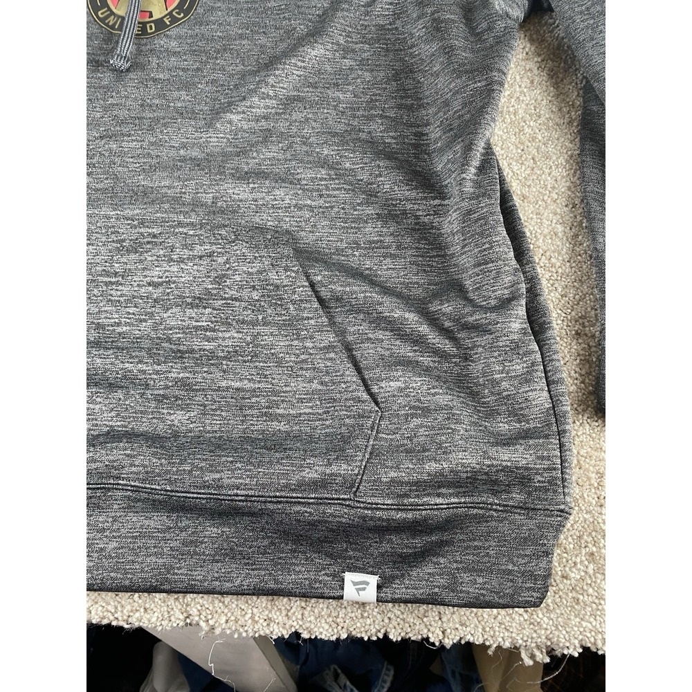 Fanatics Atlanta United FC Gray Hoodie Mens 2XL Performance Fleece Blend MLS - Picture 4 of 9